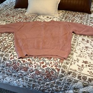 Gap pink cotton sweater